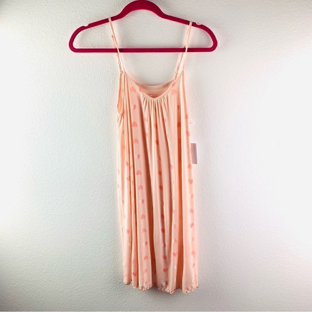 Lauren Conrad Peach Hearts Nightgown